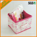 cute pink non woven foldable storage boxes